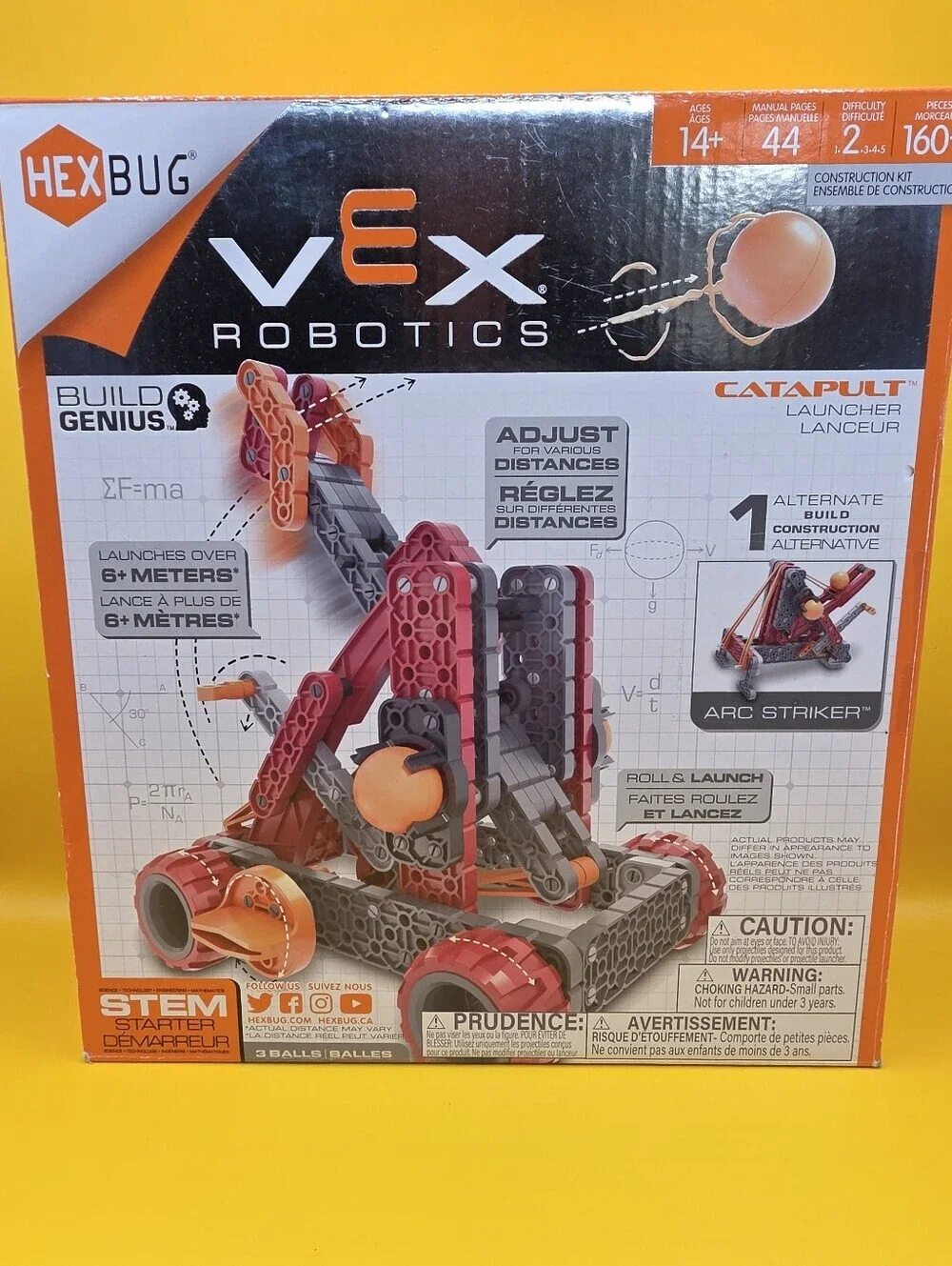 2 VEX Robotics Lot Crossfire Airplane Launcher Catapult By HEXBUG
